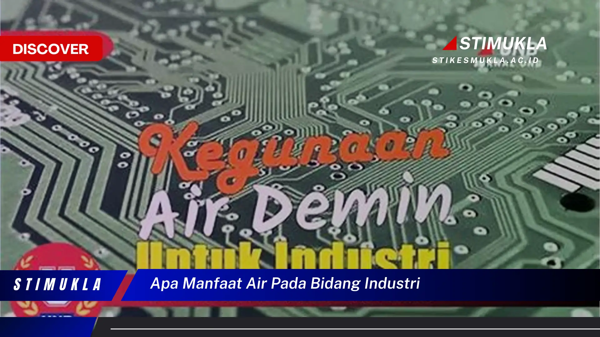 apa manfaat air pada bidang industri