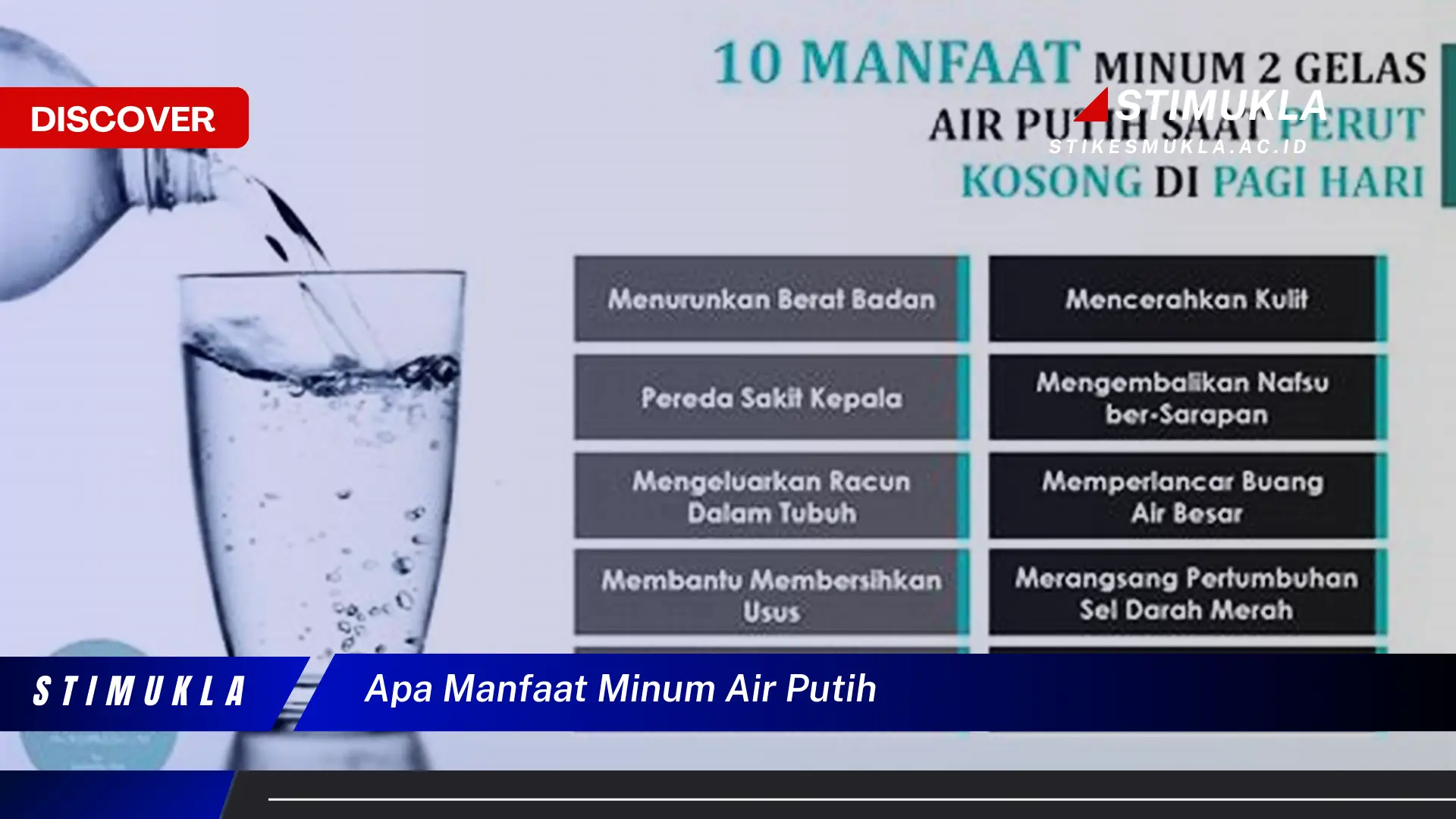 apa manfaat minum air putih