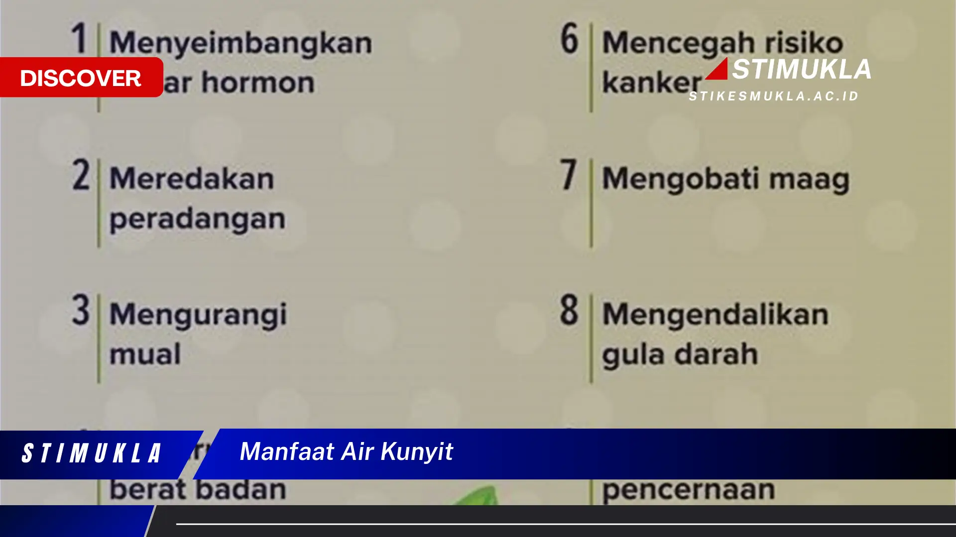 manfaat air kunyit