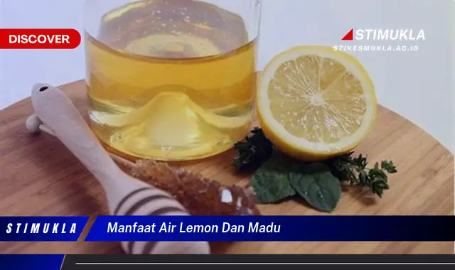 manfaat air lemon dan madu