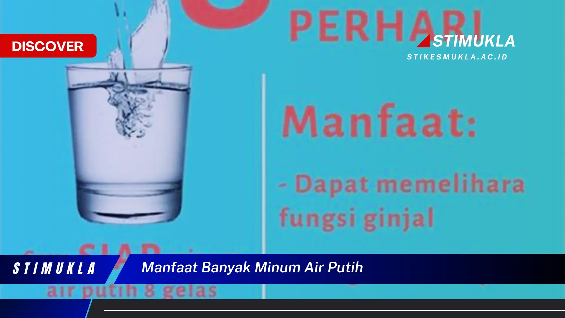 manfaat banyak minum air putih