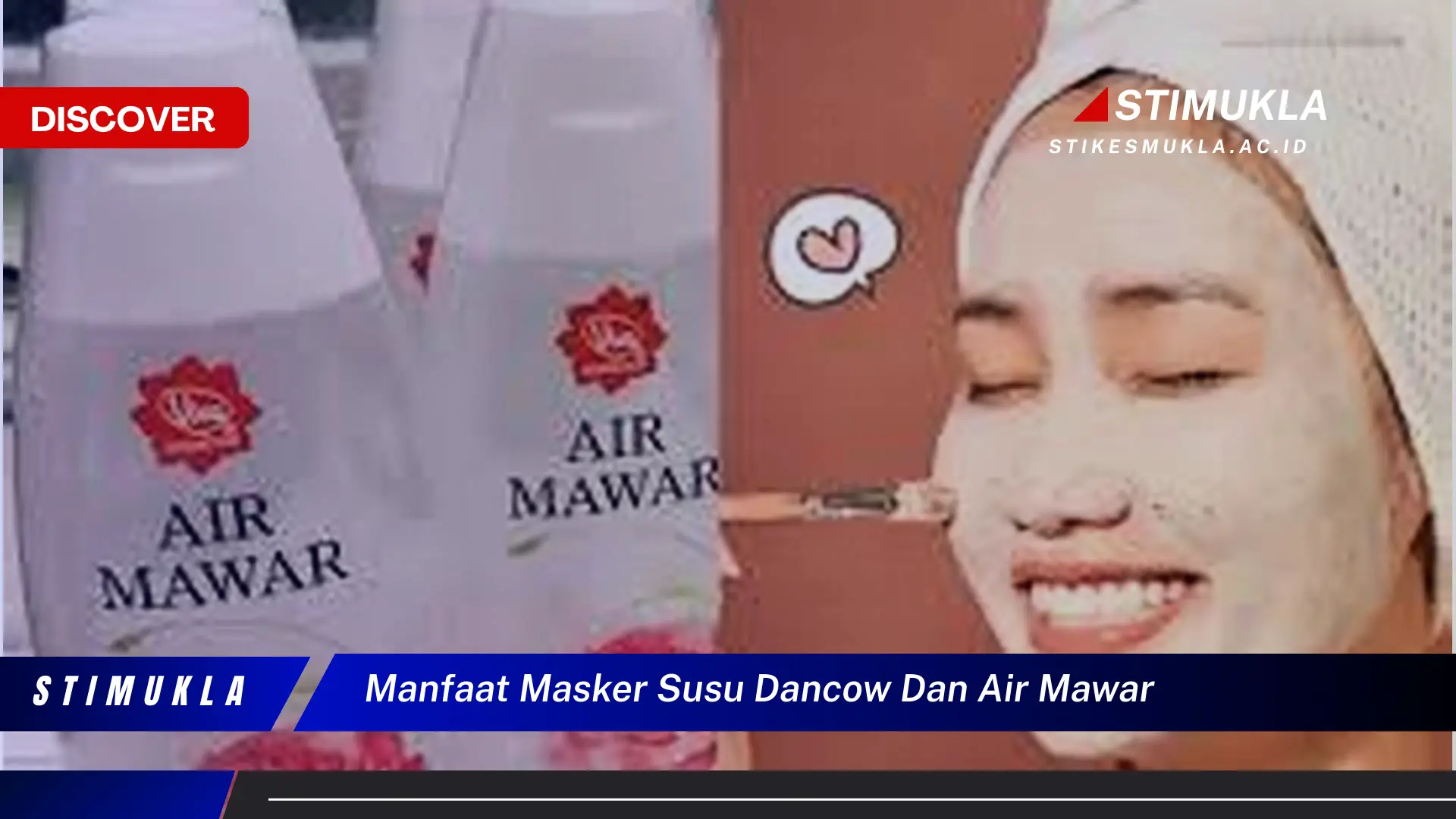 manfaat masker susu dancow dan air mawar