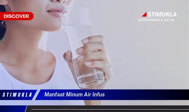 manfaat minum air infus