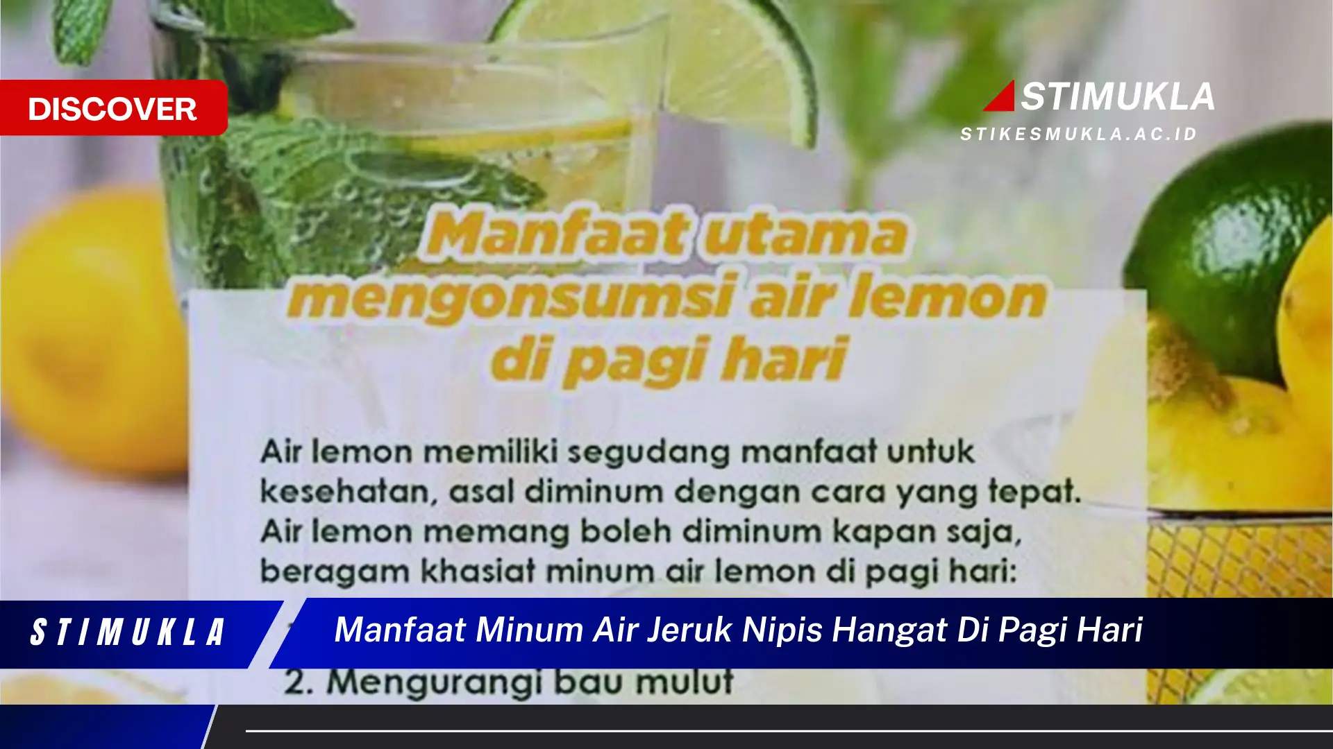 manfaat minum air jeruk nipis hangat di pagi hari