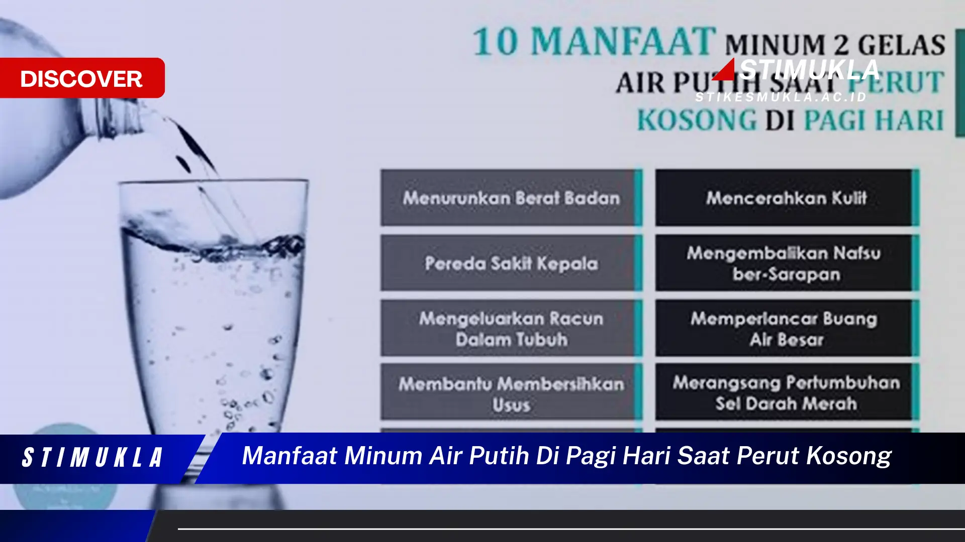 manfaat minum air putih di pagi hari saat perut kosong