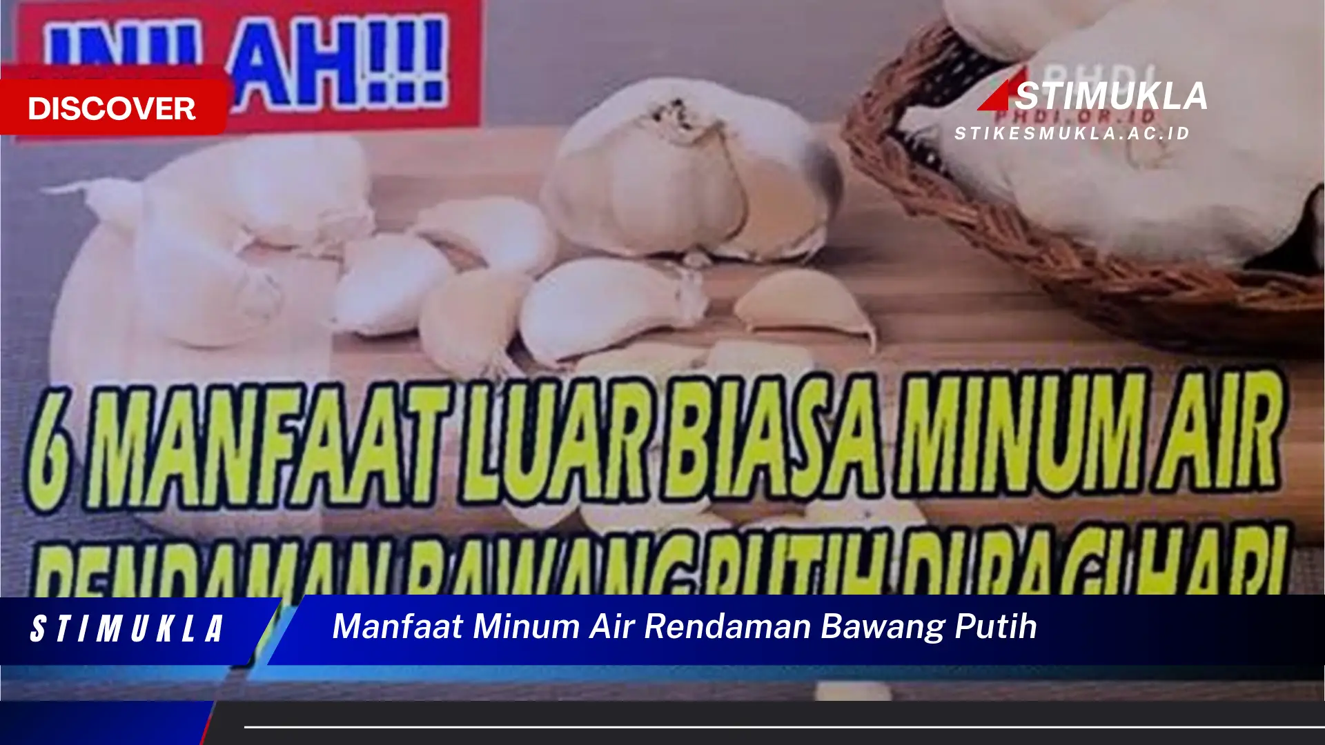 manfaat minum air rendaman bawang putih