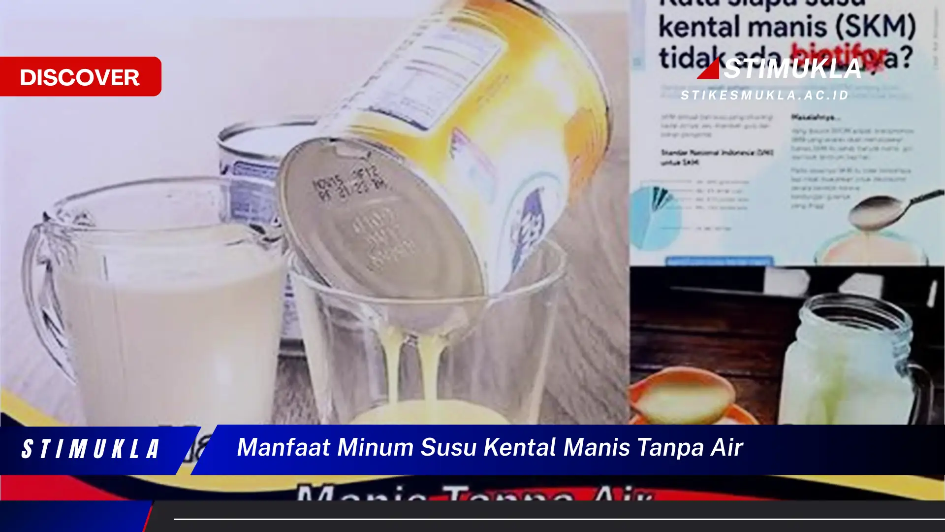 manfaat minum susu kental manis tanpa air