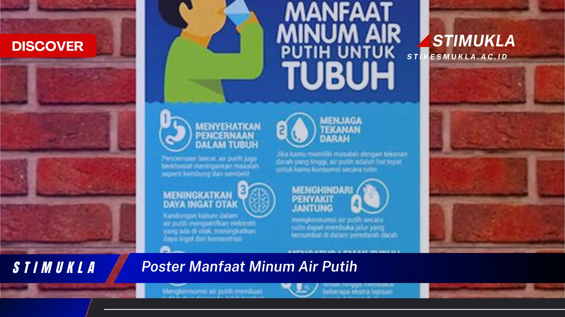 poster manfaat minum air putih