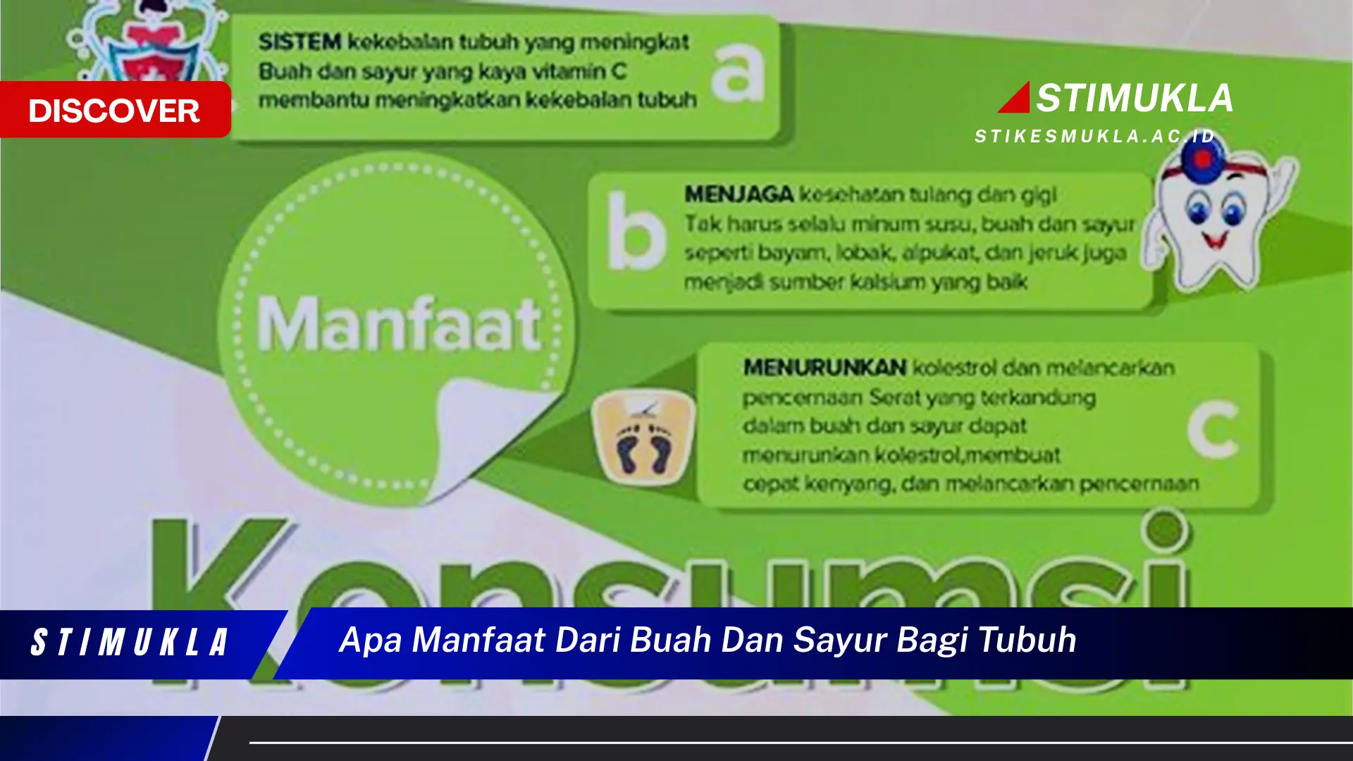 apa manfaat dari buah dan sayur bagi tubuh