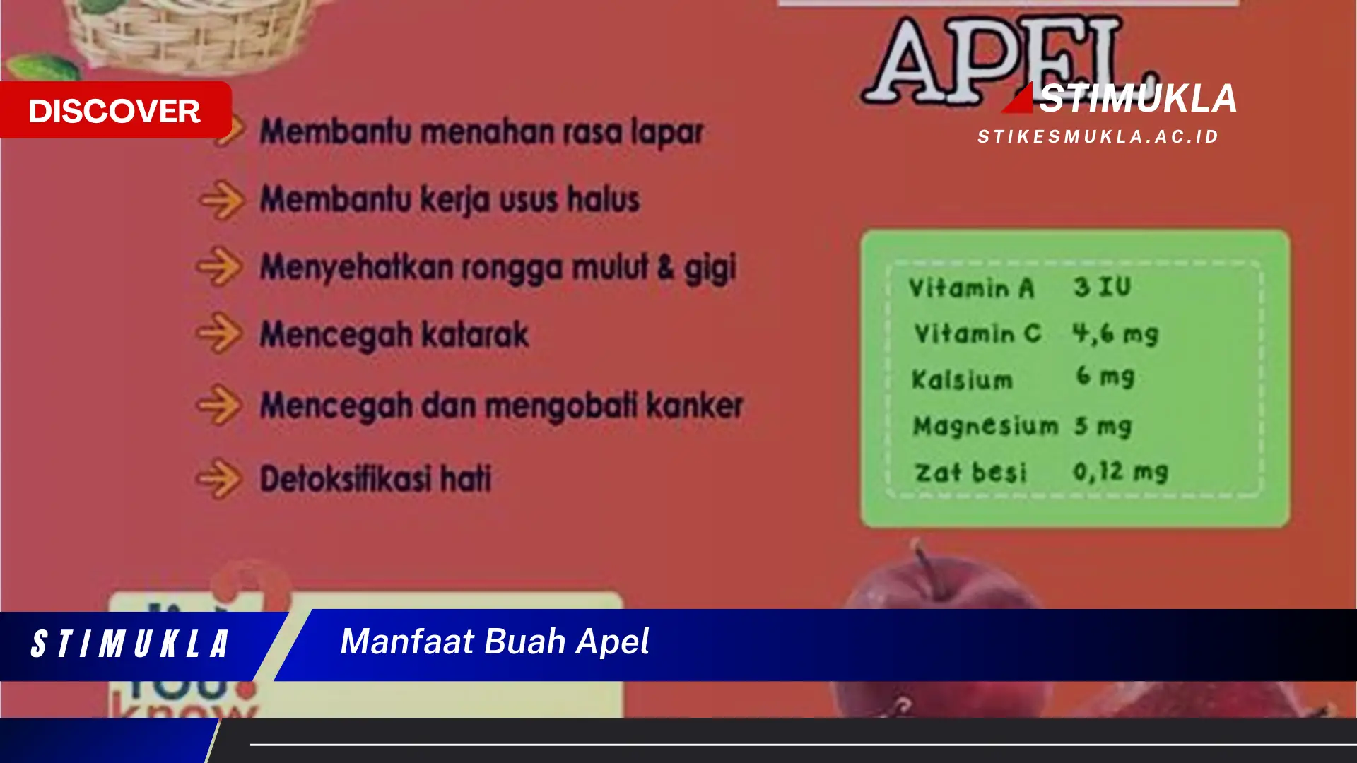 manfaat buah apel