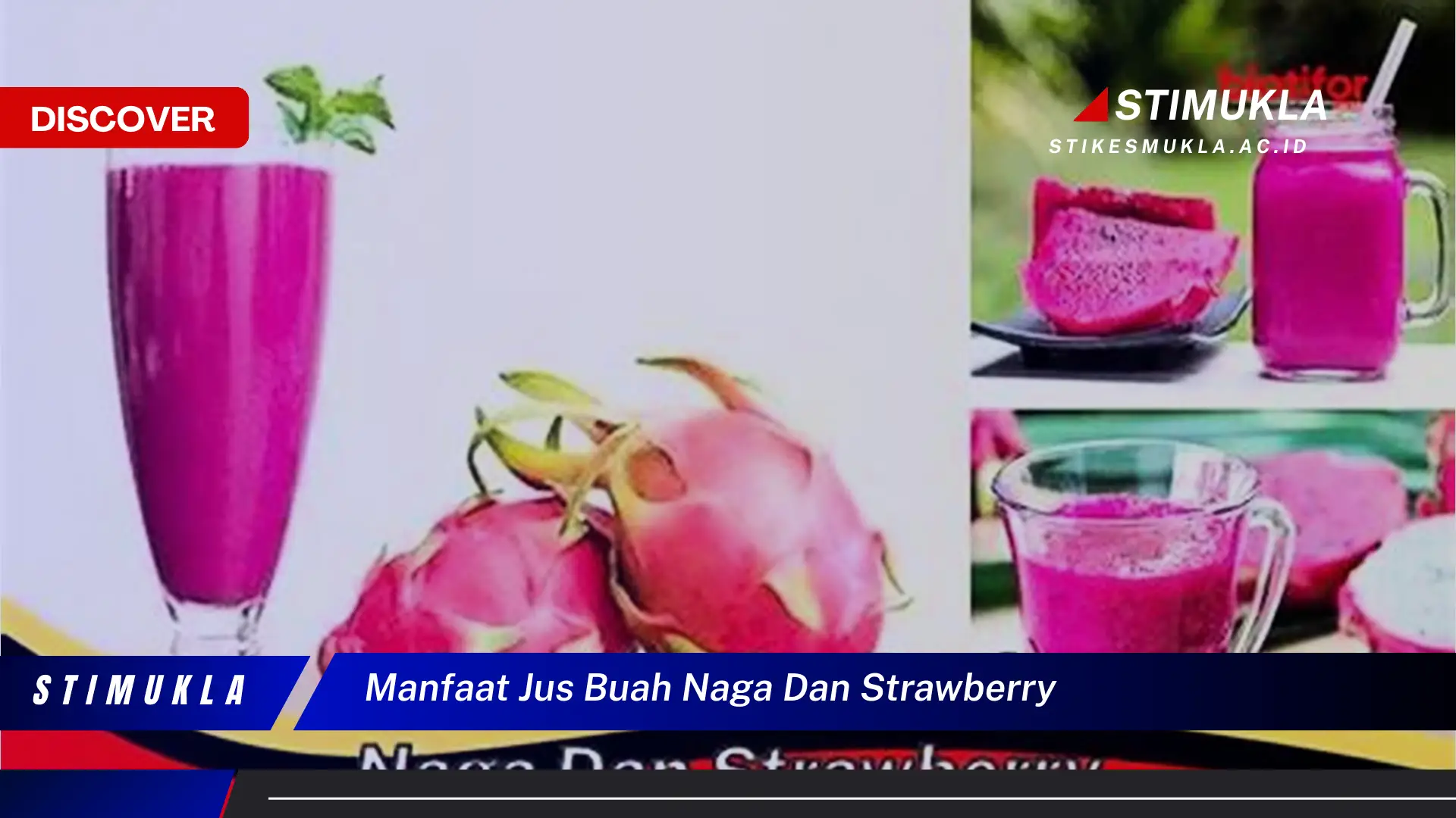 manfaat jus buah naga dan strawberry