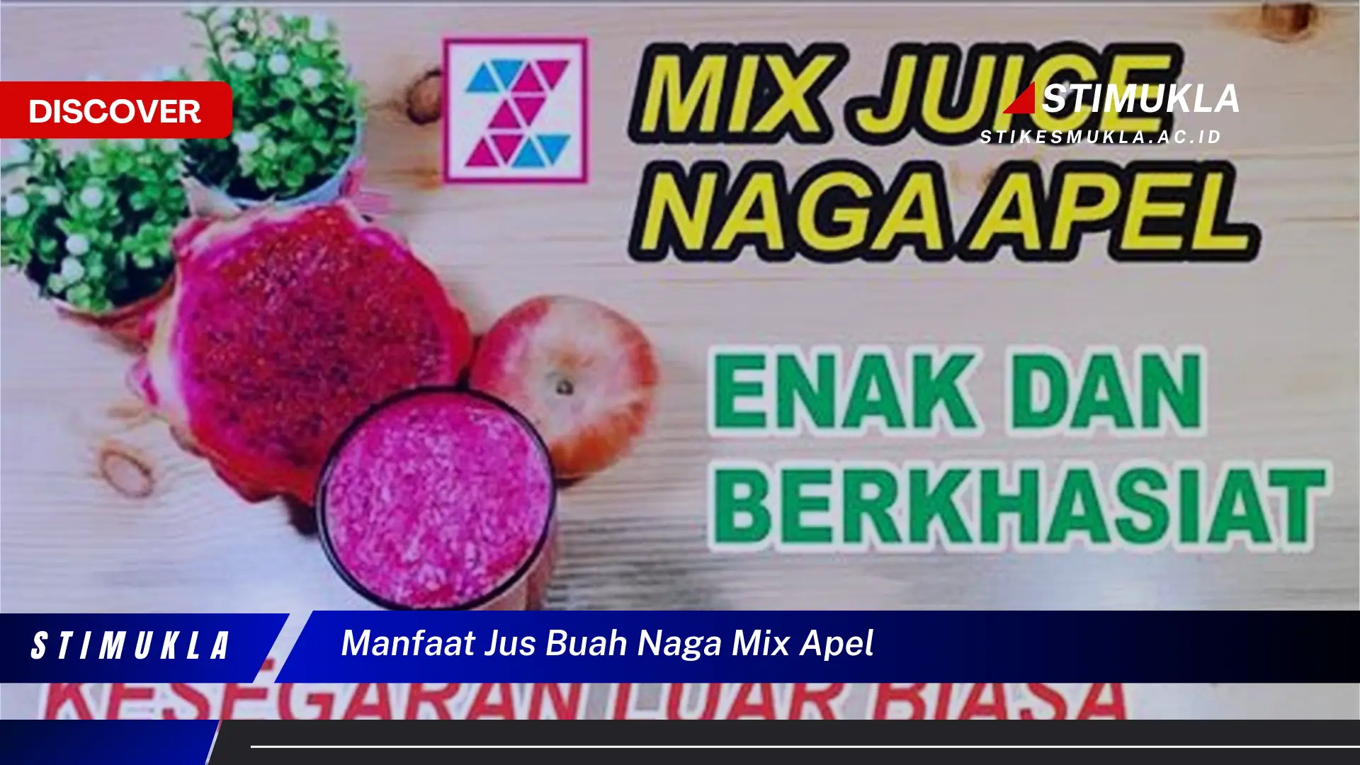 manfaat jus buah naga mix apel