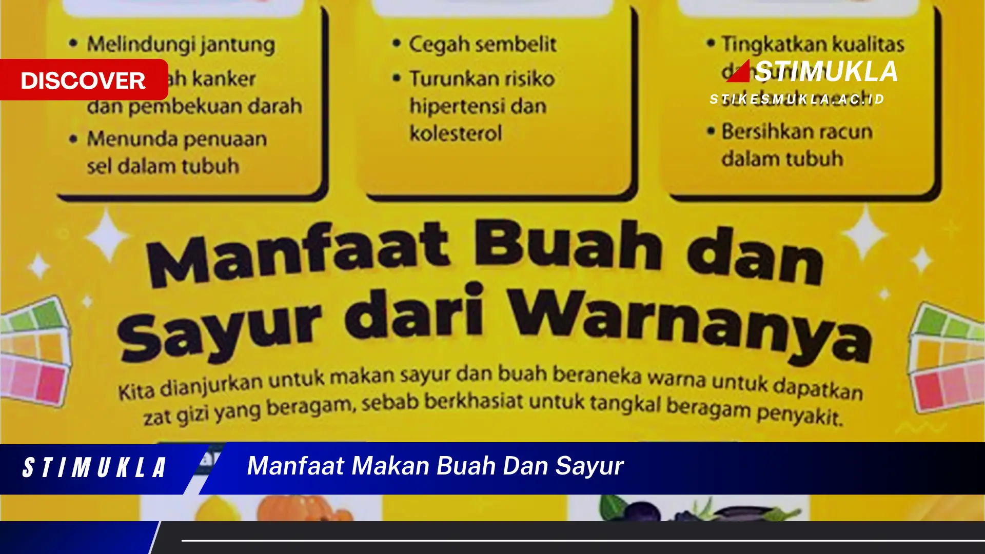 manfaat makan buah dan sayur