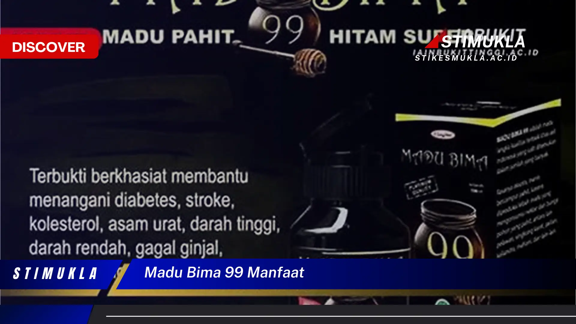 madu bima 99 manfaat