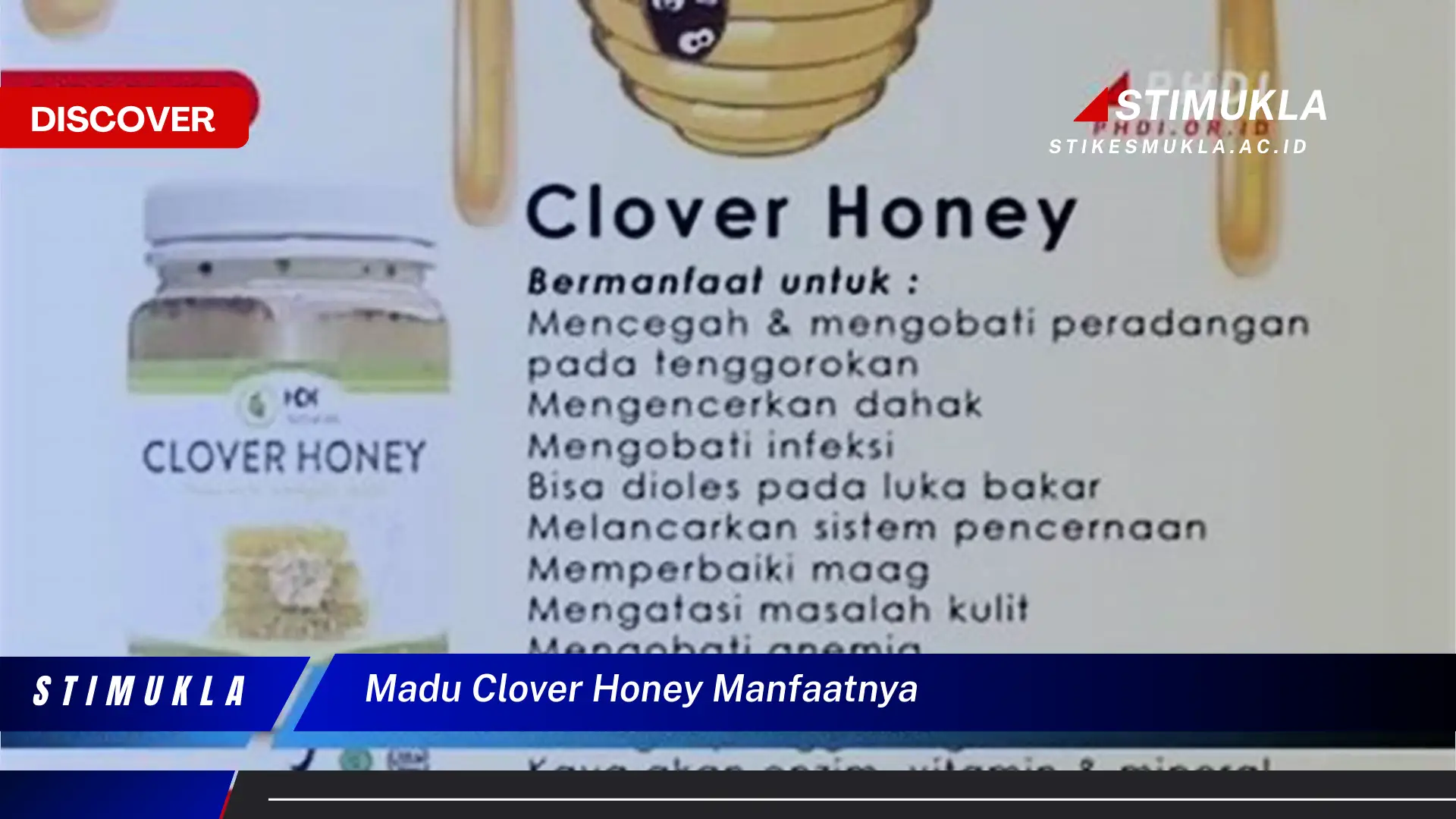 madu clover honey manfaatnya