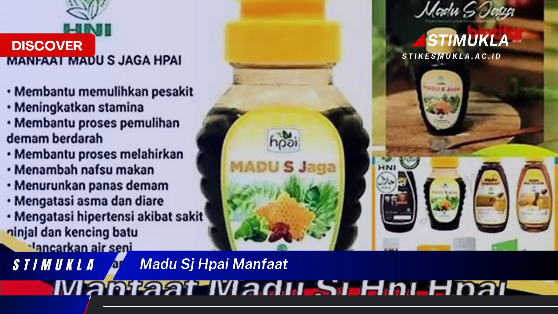 madu sj hpai manfaat