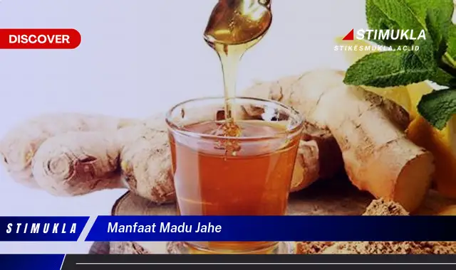 manfaat madu jahe