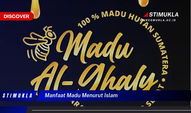 manfaat madu menurut islam