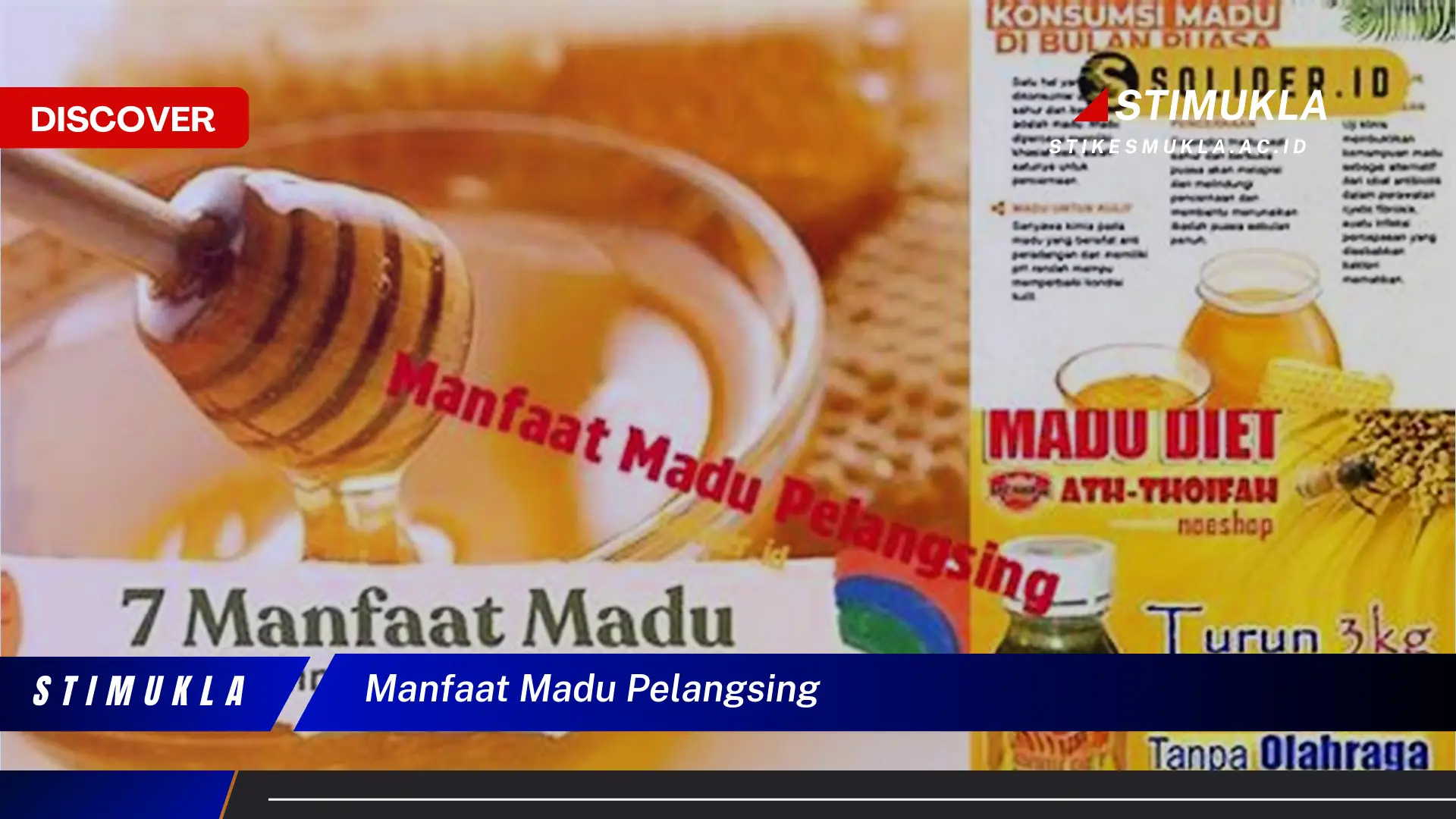 manfaat madu pelangsing