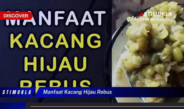 manfaat kacang hijau rebus