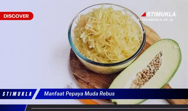 manfaat pepaya muda rebus