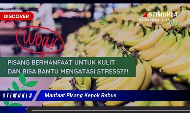 manfaat pisang kepok rebus