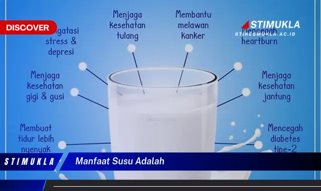 manfaat susu adalah