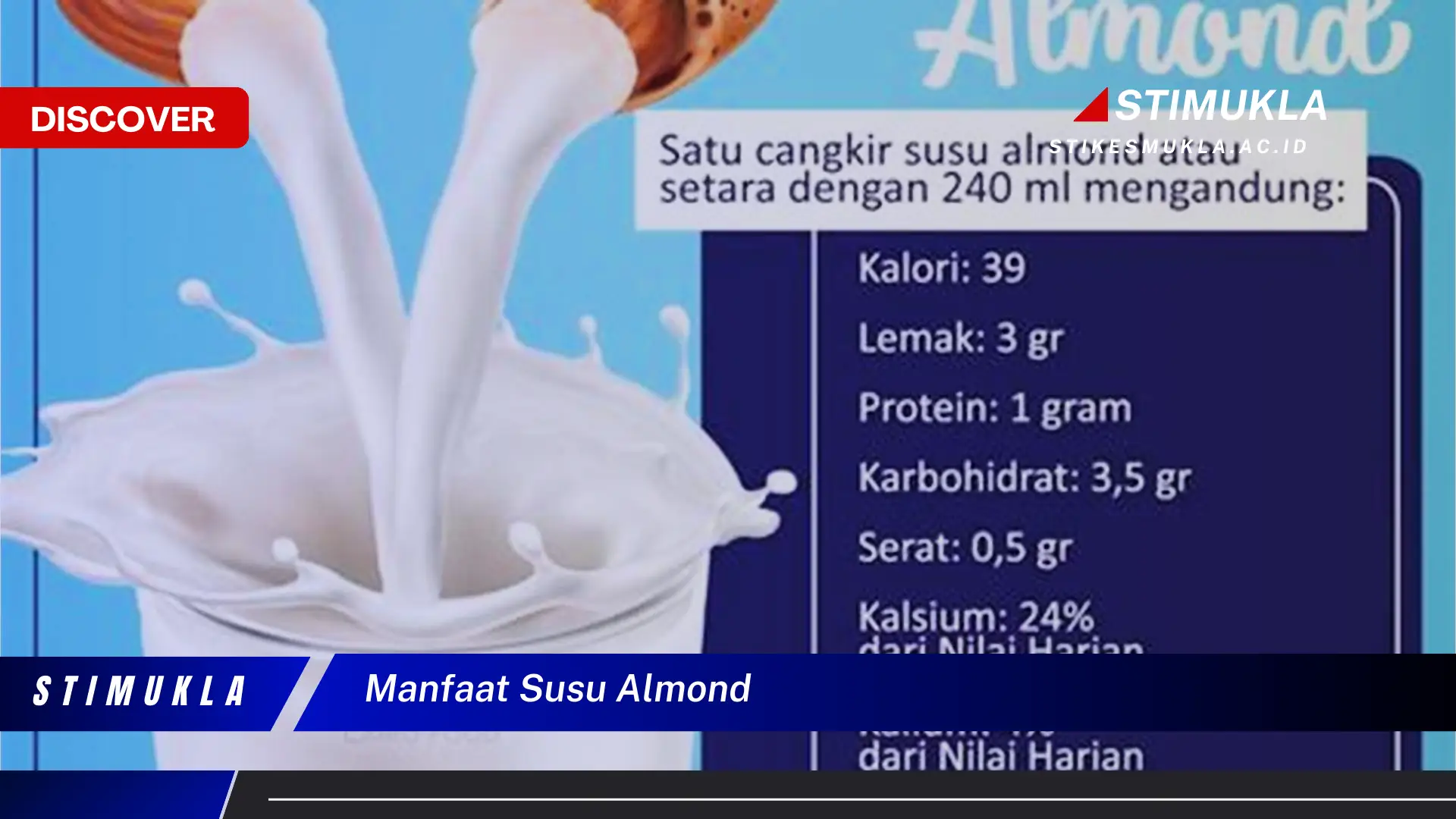 manfaat susu almond