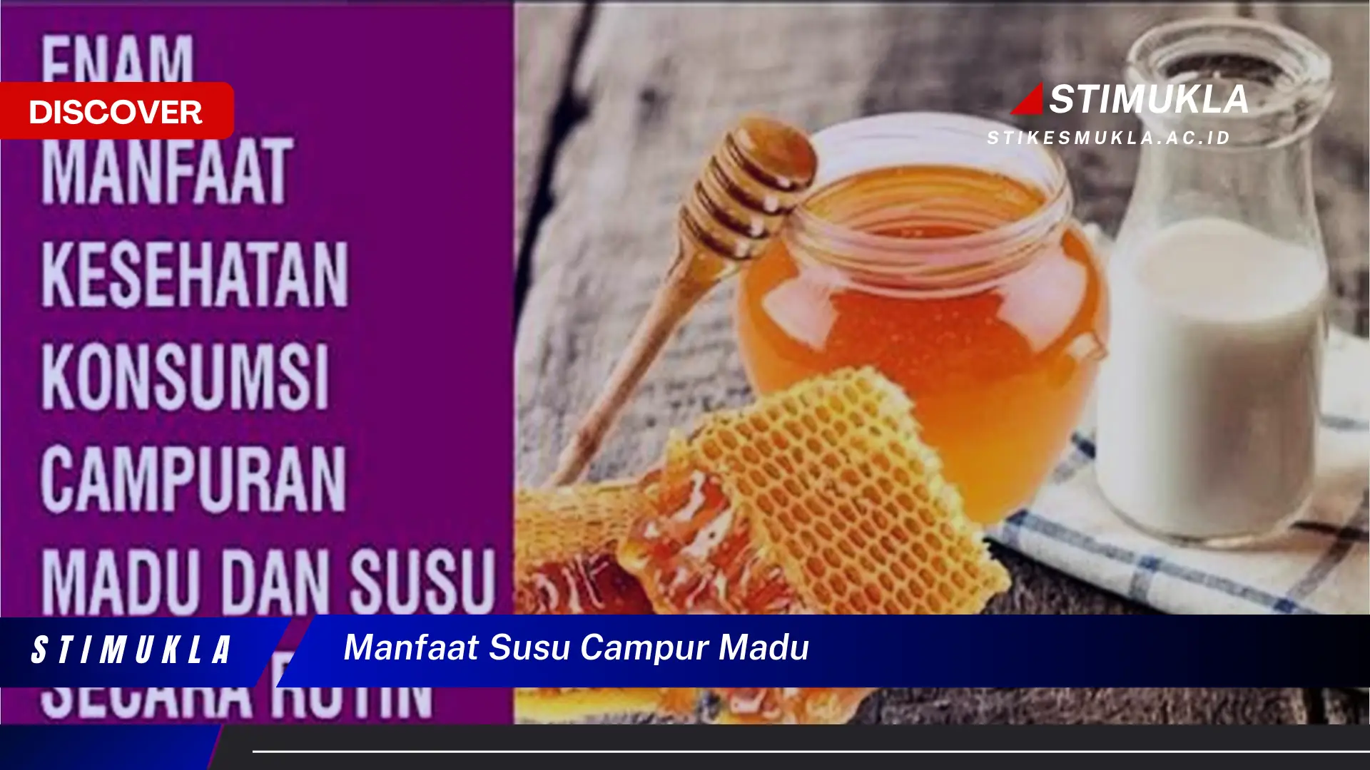 manfaat susu campur madu
