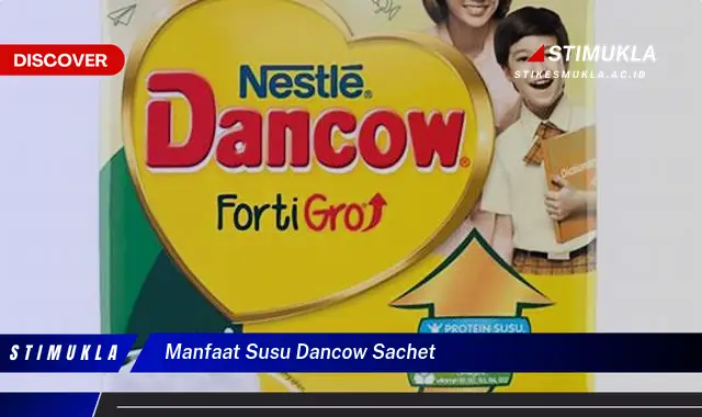 manfaat susu dancow sachet