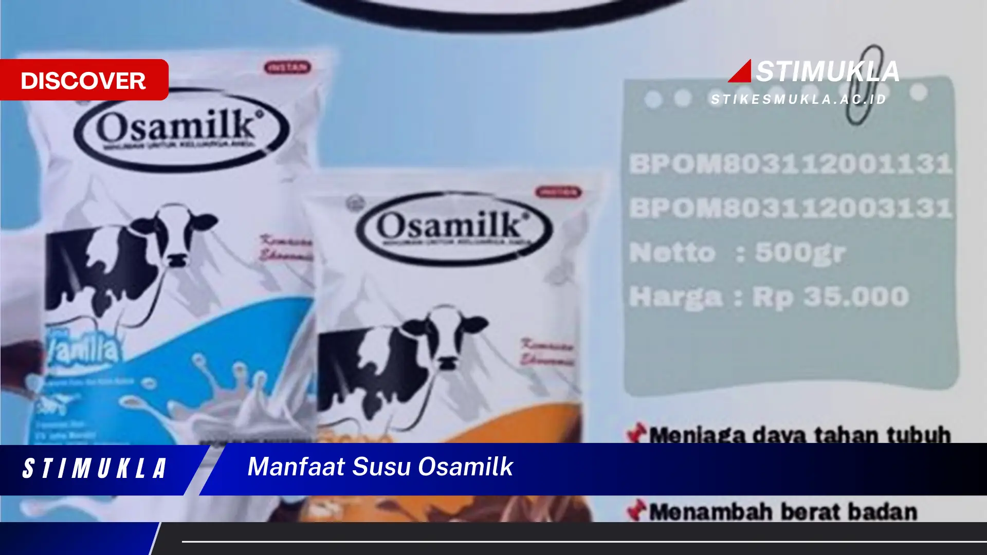 manfaat susu osamilk manfaat susu osamilk
