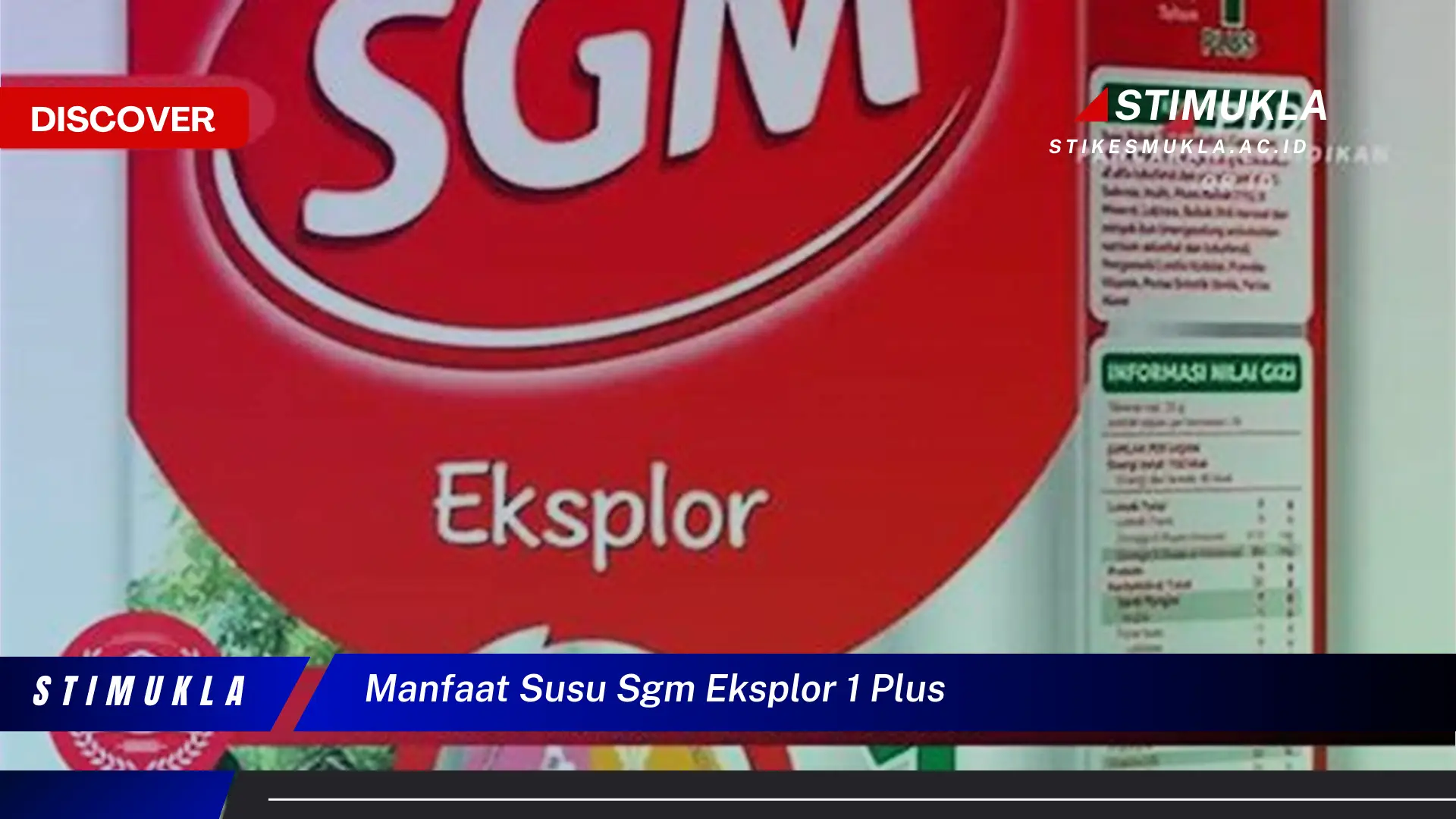 manfaat susu sgm eksplor 1 plus