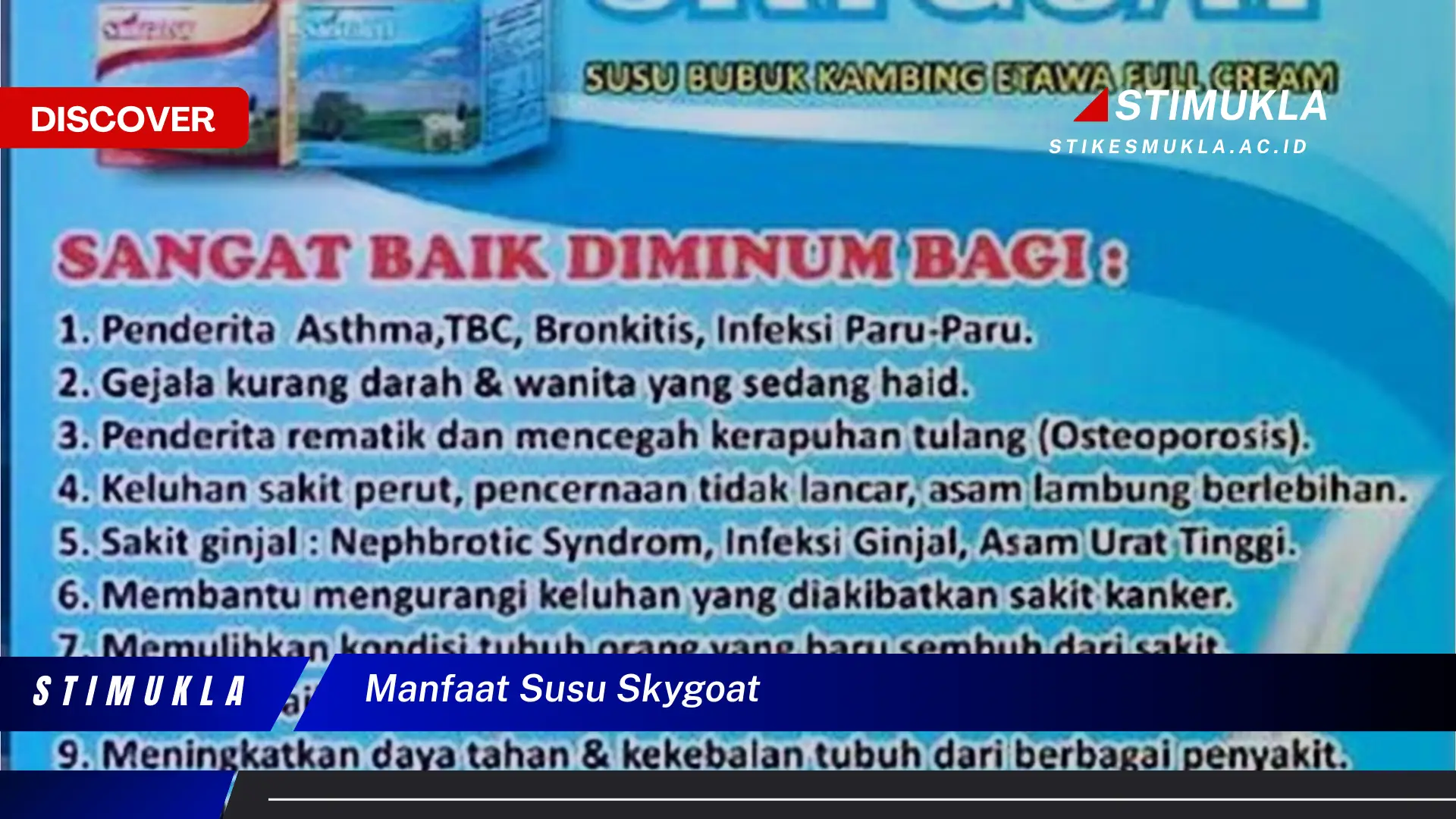 manfaat susu skygoat