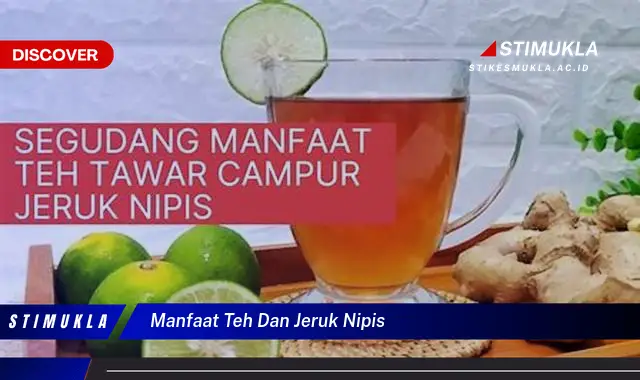 manfaat teh dan jeruk nipis