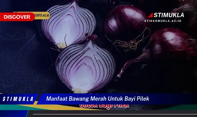 manfaat bawang merah untuk bayi pilek