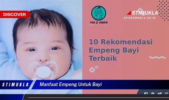 manfaat empeng untuk bayi