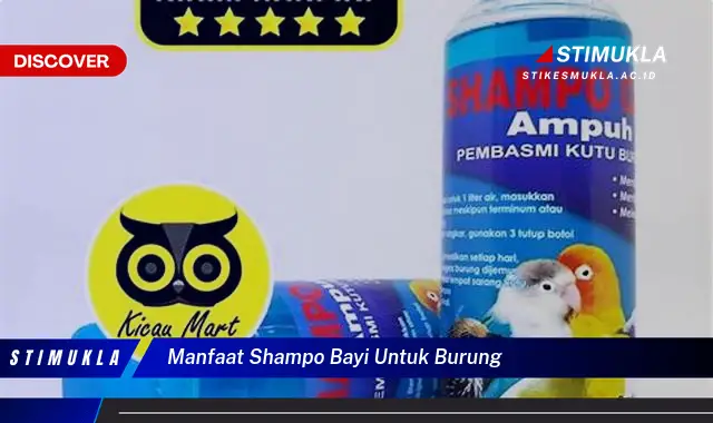 manfaat shampo bayi untuk burung