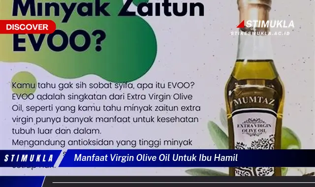 manfaat virgin olive oil untuk ibu hamil