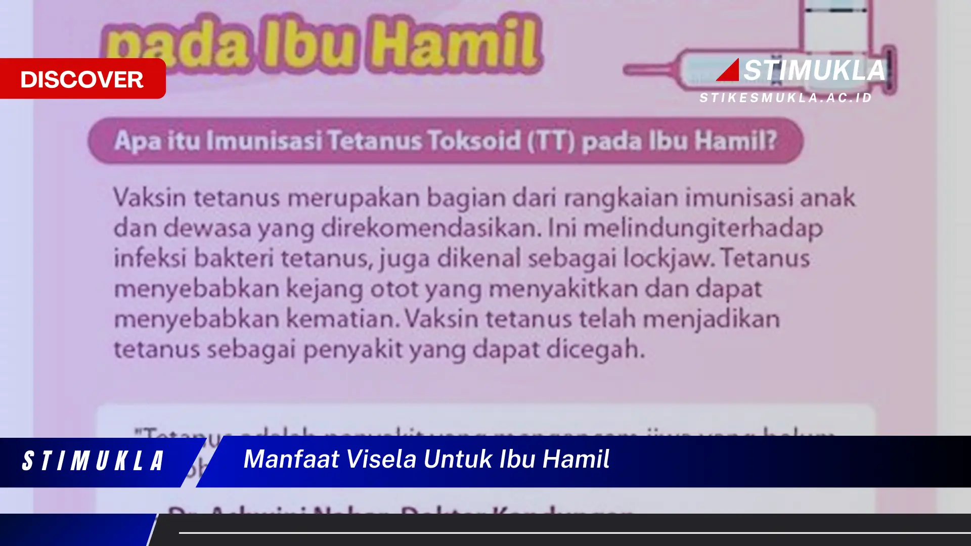 manfaat visela untuk ibu hamil