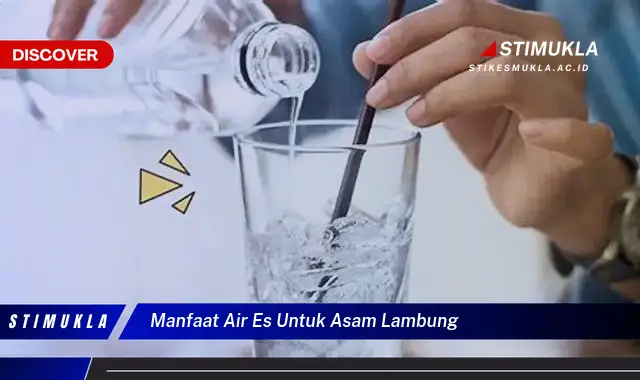 manfaat air es untuk asam lambung