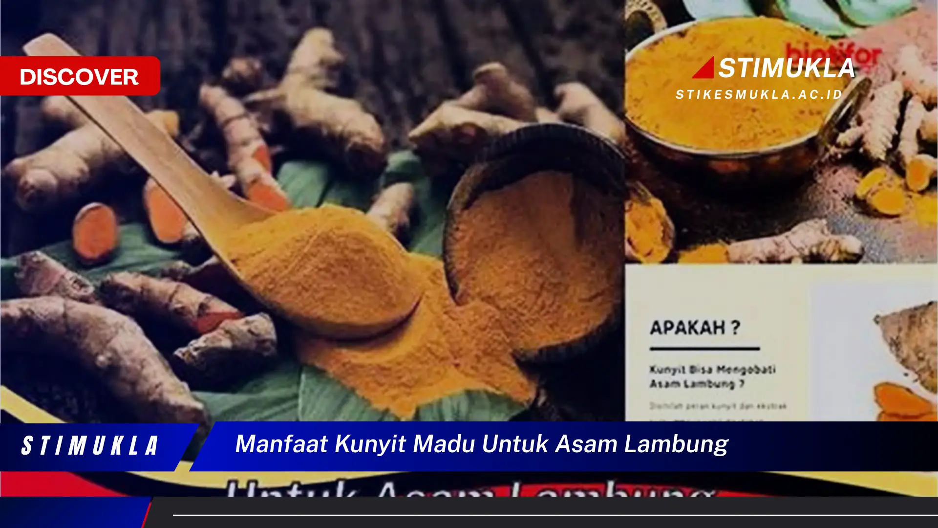 manfaat kunyit madu untuk asam lambung