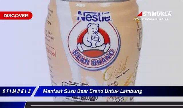 manfaat susu bear brand untuk lambung