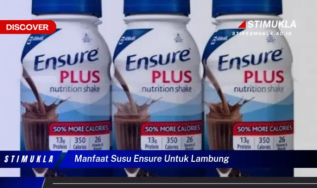 manfaat susu ensure untuk lambung