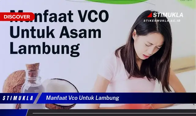 manfaat vco untuk lambung