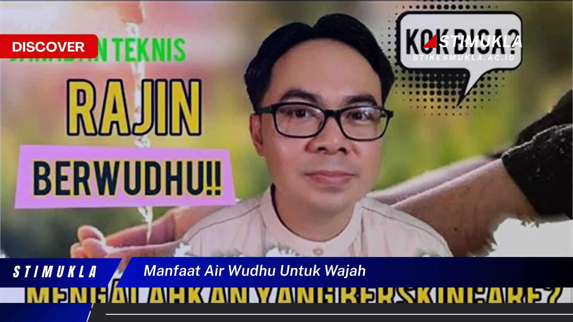 manfaat air wudhu untuk wajah