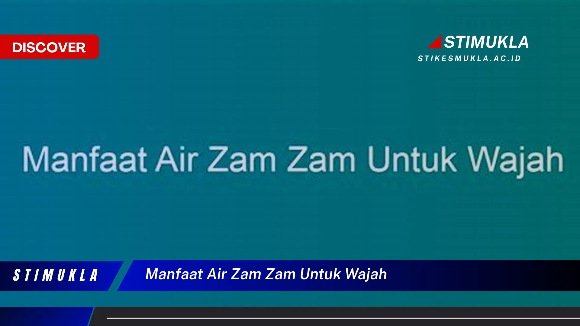 Temukan 10 Rahasia Air Zamzam untuk Wajah yang Jarang Diketahui