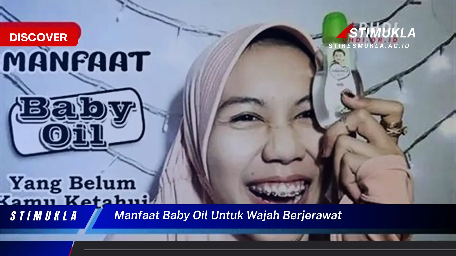 manfaat baby oil untuk wajah berjerawat