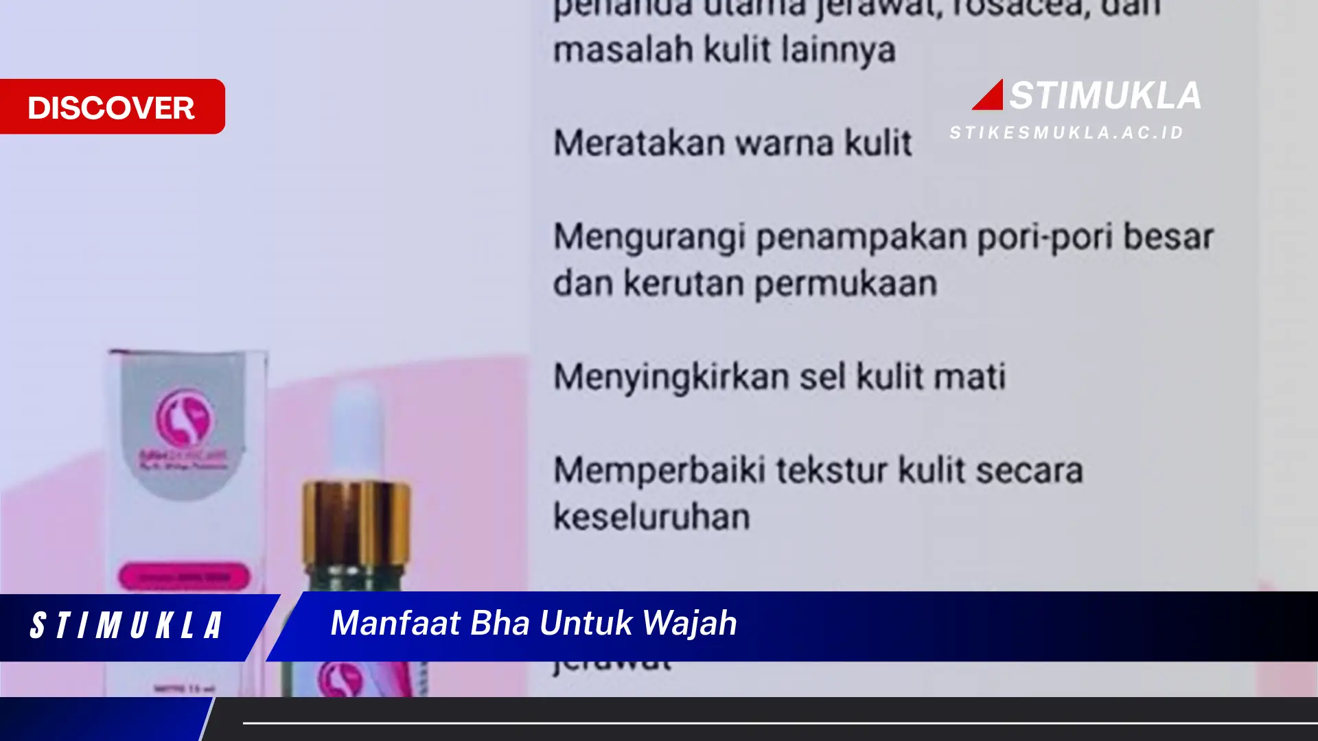 manfaat bha untuk wajah