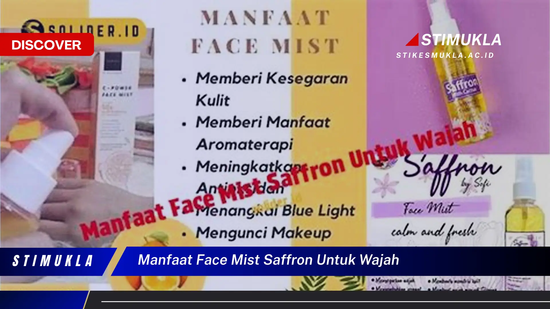 manfaat face mist saffron untuk wajah
