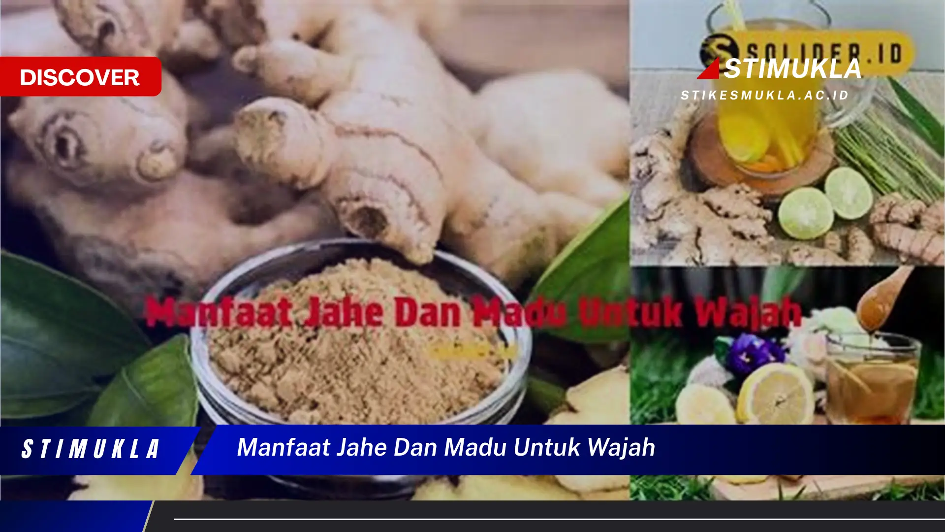 manfaat jahe dan madu untuk wajah